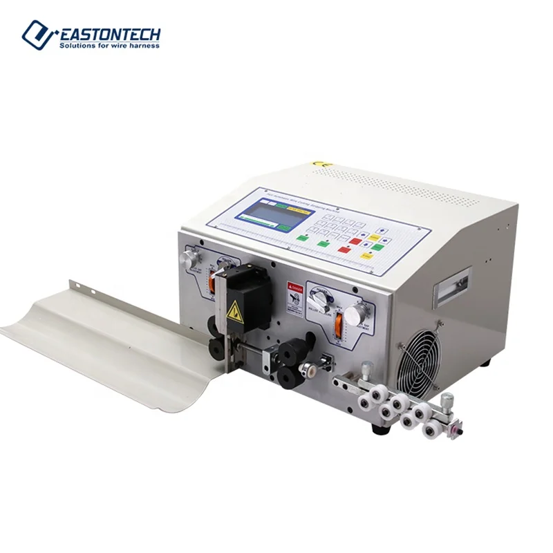 

EW-03C Fully Automatic Wire Cutting & Stripping Machine High Precision 0.1-10 Sqmm Cable Cut&Strip Machine