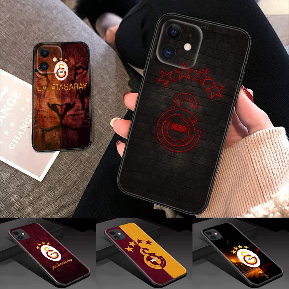 T-Turkey G-Galatasaray Soft Silicone Case for Samsung S9 Plus S10 S10E S20 Fe Lite S21 S22 S23 S30 Ultra