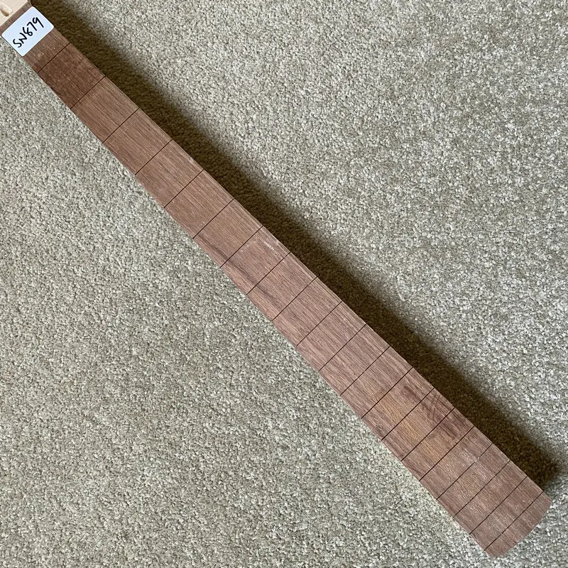 SN879 Unfinished Bass Guitar Neck 4 Strings without FRETS Maple+Rosewood for DIY Right Hand Custom Order - view 3