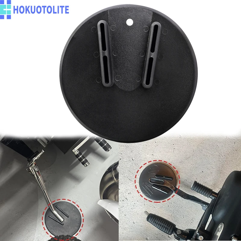 

Motorcycle Kickstand Foot Plate Side Stand Enlarger Pad Replacement for Harley Kawasaki Honda BMW Yamaha Suzuki
