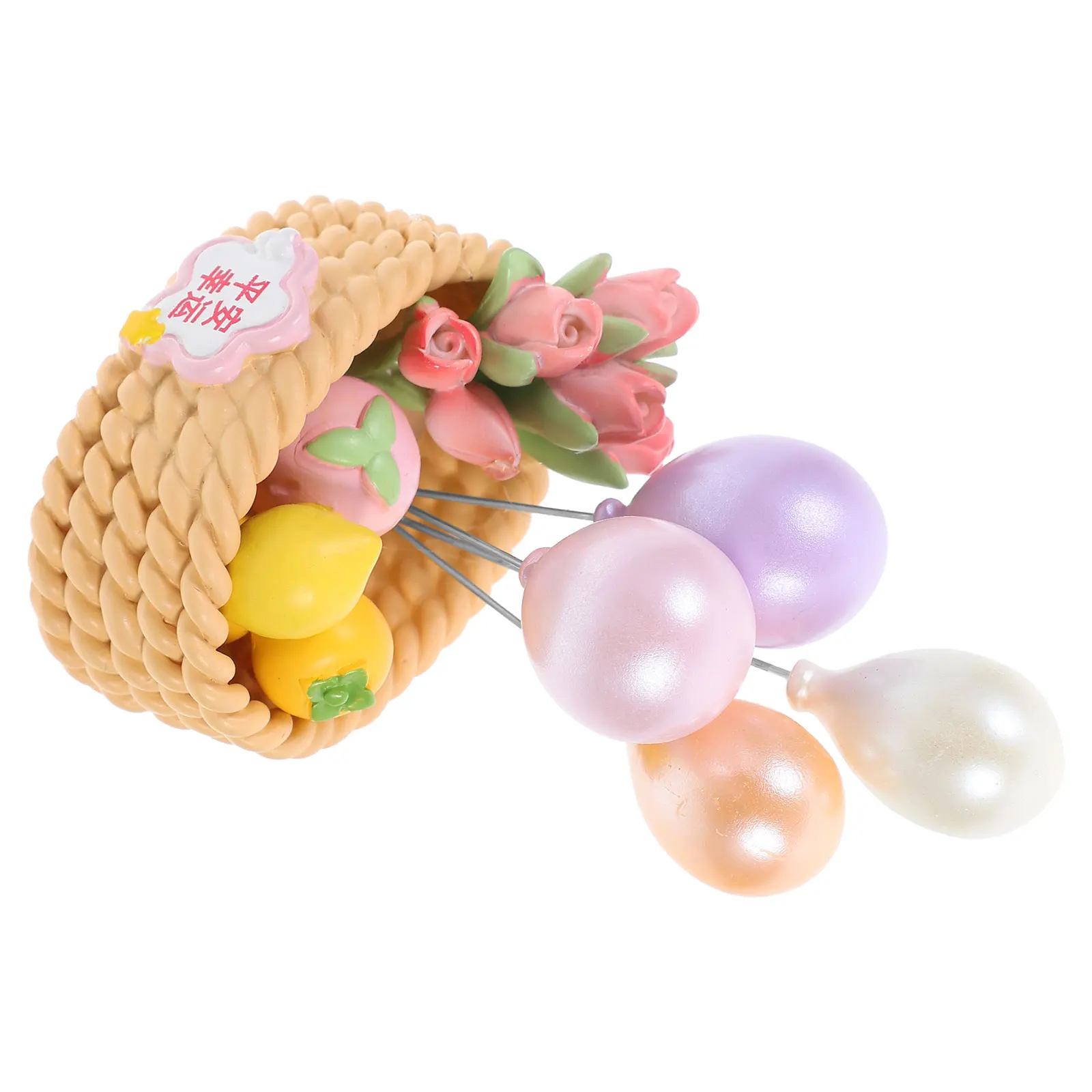 

Cactus Flower Basket Artificial Tulip Decor False Potted Tulip Lifelike Desktop nament Mini Model HomeDecoration