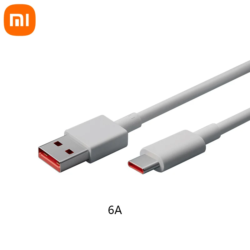 Cavo Xiaomi originale 6A 100% W al 120 compatibile con caricabatterie Mi da 120W ricarica rapida rapida per mi 9 11 10 10x redmi note 9 pro Кабель