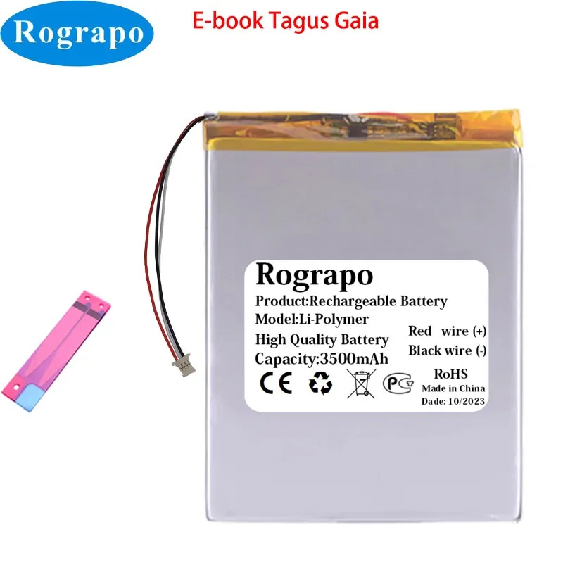 New 3.7V 3500mAh Onyx Boox i8 DARWIN 3 4 C63 C65 T68 T76ML Carta 2 N96C Tagus Gaia Reader Ebook 336885 Battery 3 Wires