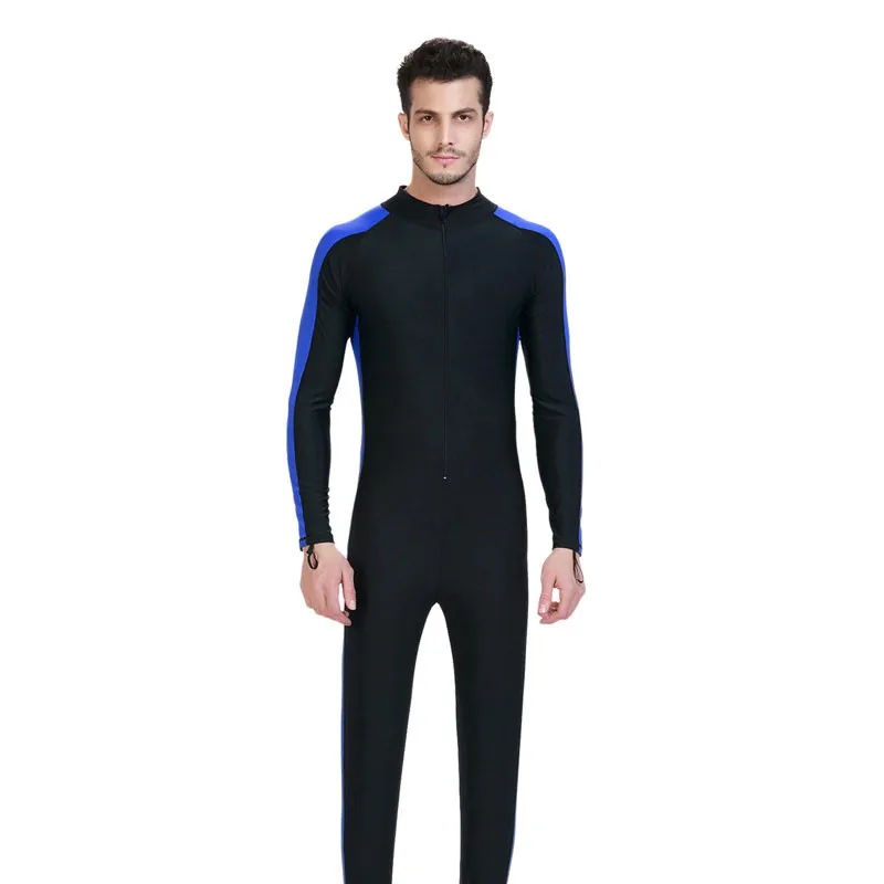 SBART One Piece Sunscreen Swimming Suit Men's Floating Diving Mother Suit Long Sleeve Surfing and Diving Suit