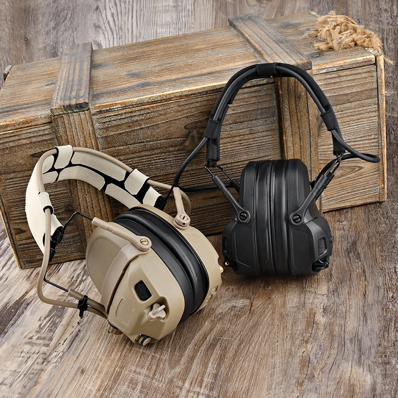 WADSN Tactical AMP Headphone Outdoor Communication Earphone 7.0mm Plug Airsoft Hunting Shooting Headset