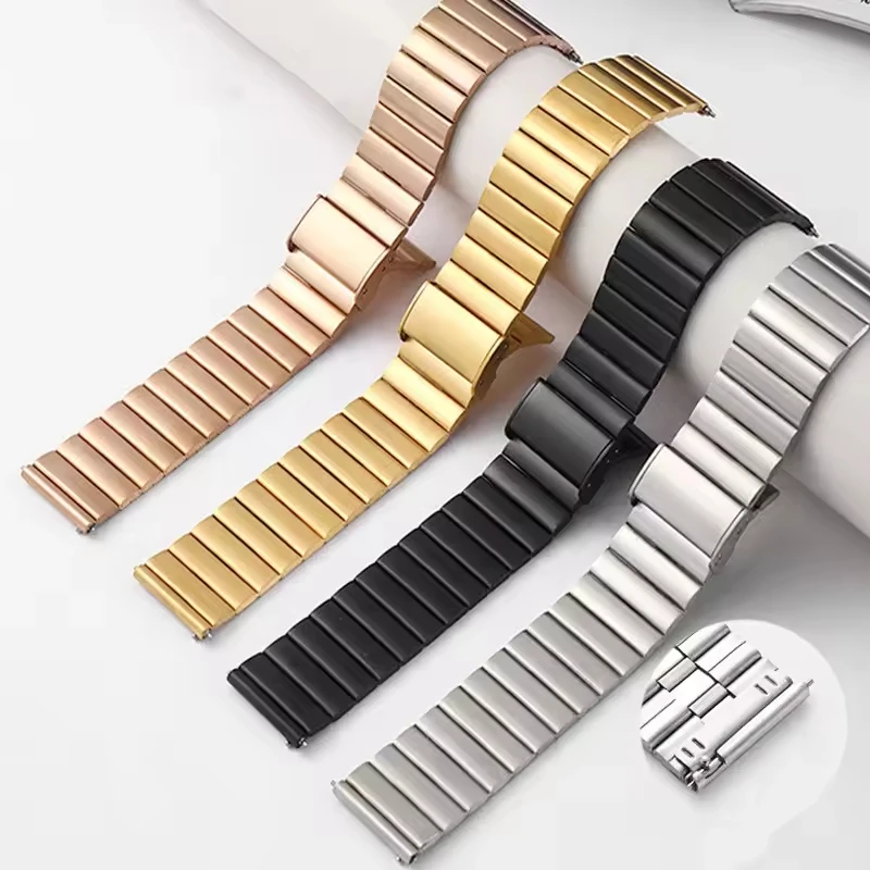 ステンレススチール製メタルバンド Apple Watch 38/40/41mm 42/44/45/46/49mm対応 リストバンド ブレスレット iWatch シリーズ 9 8 7 6 5 4 SE用ストラップ