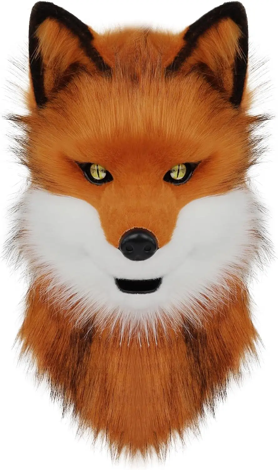 

Пушистая маска волка на всю голову для костюма на Хэллоуин, унисекс маска животного для женщин и мужчин