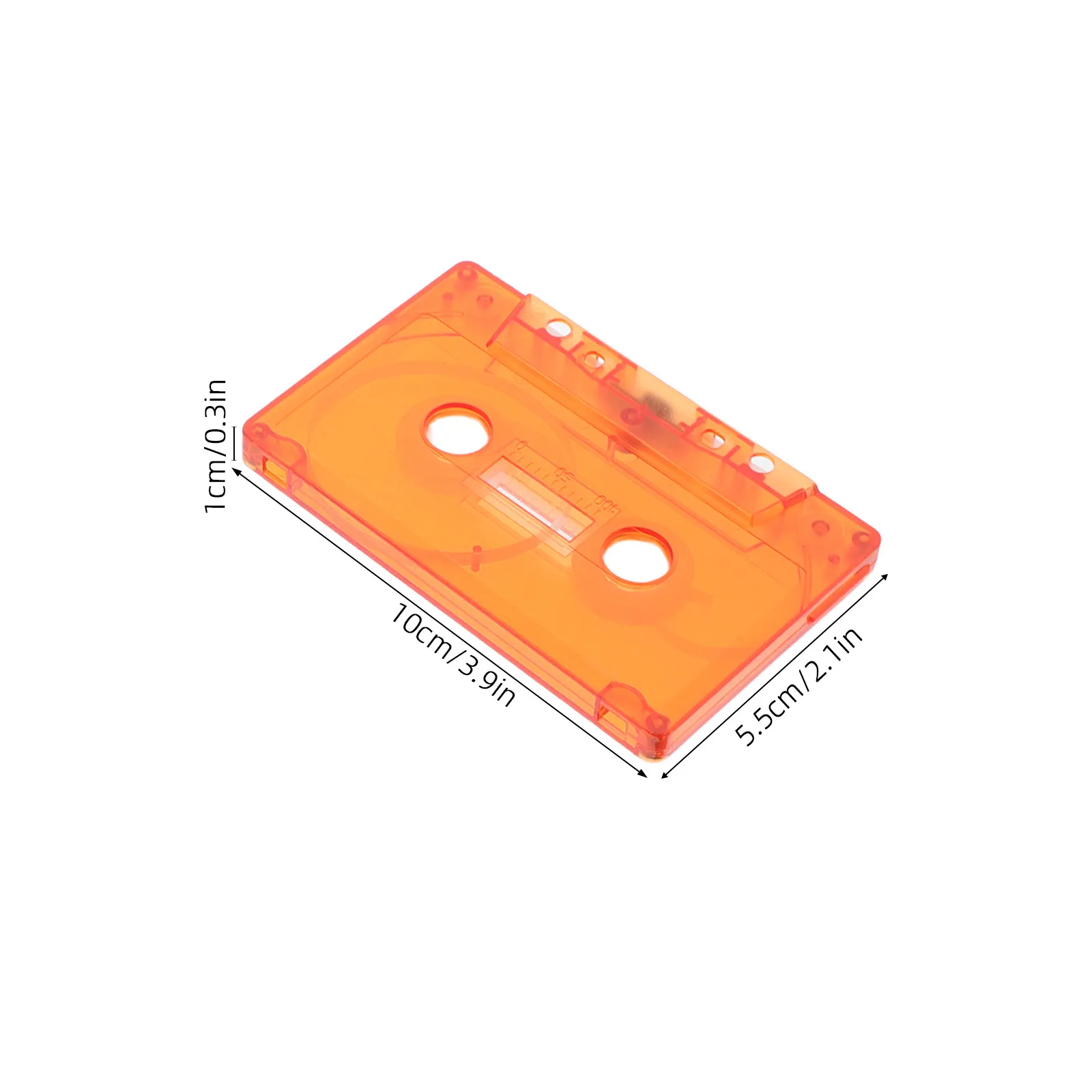 2Pcs Vintage Blank Audio Cassette Tape Classic Retro Decor Music Party Decoration Blank Tapes Organizer for Room Centerpiece