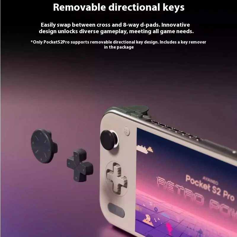 AYANEO Pocket S2 Konsol Game Android G3 Gen3 Layar IPS 6.3 inci 2K dengan Joystick TMR, Hall Trigger, RGB, Mini Handheld Gamer
