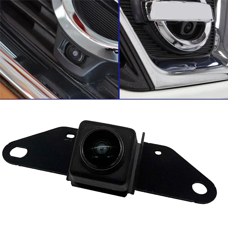 Exquisite 1 PCS 284F1-4EA0A Front View Reversing Parking Camera Black Plastic+Metal For Nissan Rogue Sport 2016-2019 284F14EA0A