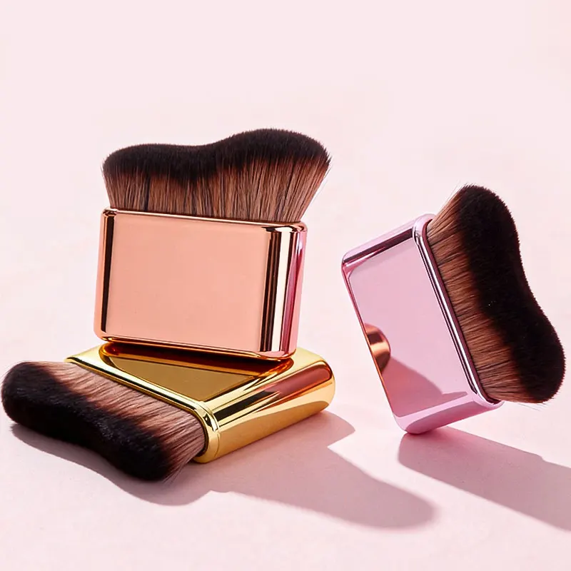 1pc Self Tan Brush Soft Body Makeup Brushes Portable Self Tanning Brush Self Tanner Face Brush For Body & Leg Makeup Beauty Tool
