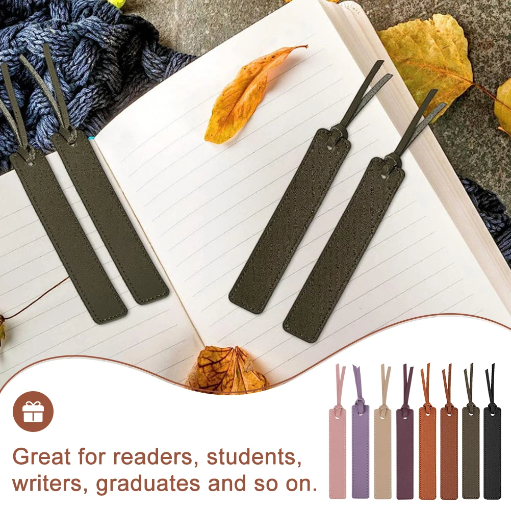 

8pcs Bookmarks Reusable Page Markers For Students Teachers Smooth Elegant Design Book Page Tabs Tags Graduates
