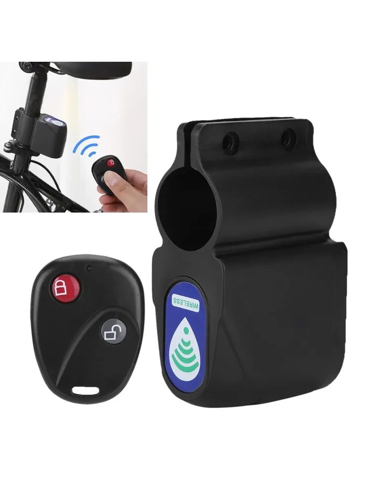 AliExpress KKMOON Anti Theft Bike Lock Cycling Security Lock Wireless Remote Control  Alarm  Alarm Lock Bike Wireless Lock Bike Lock