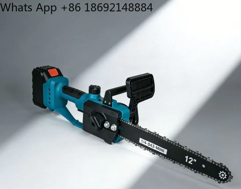 12 Inch Brushless Cordless Chainsaw High Power Auto‑Oiler Rechargeable Lithium Battery Wood Cutting Power Tool