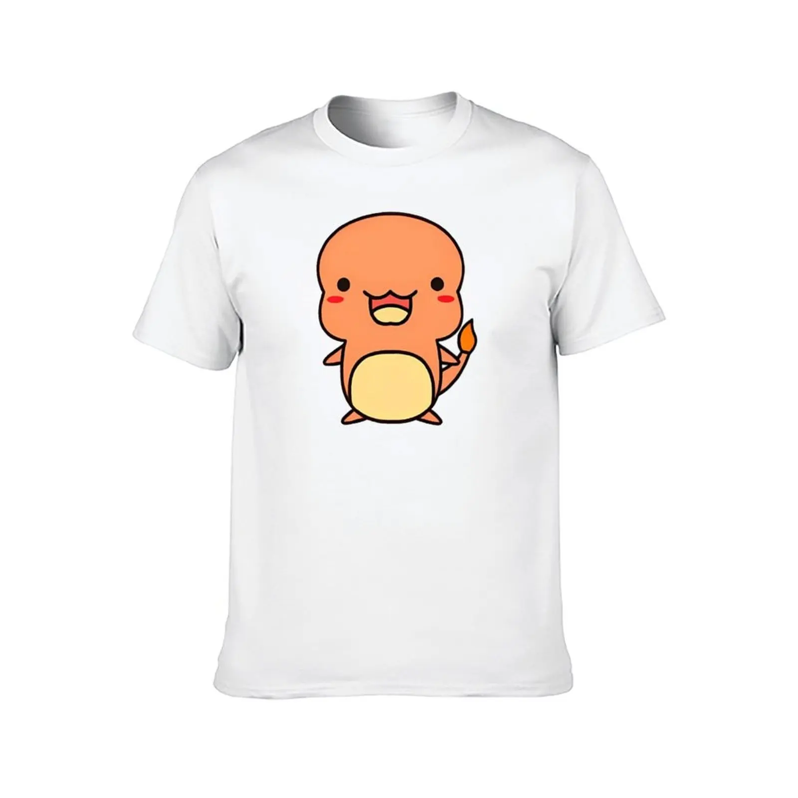 Charmndér Chibi تي شيرت لطيف رجل تي شيرت القطن أنيمي تي شيرت للرجل تي شيرت
