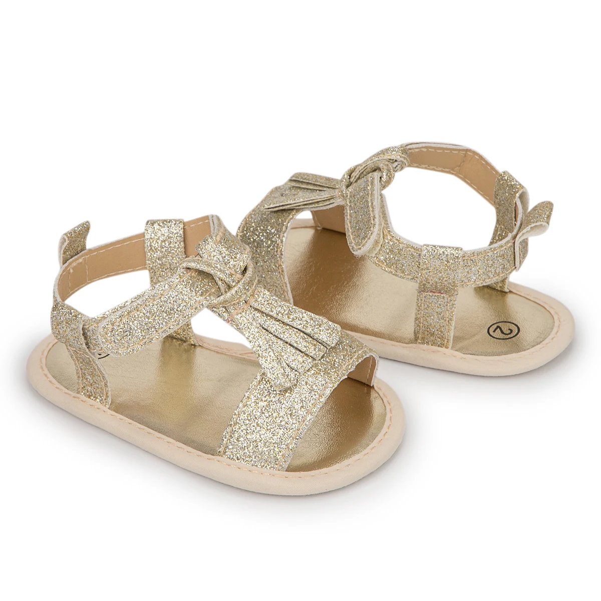 KIDSUN 2021 New Arrival Baby Girl Sadals  Boy Sandalias Bling Fashion Shoes Cotton Anti-slip Summer Princess First Walkers