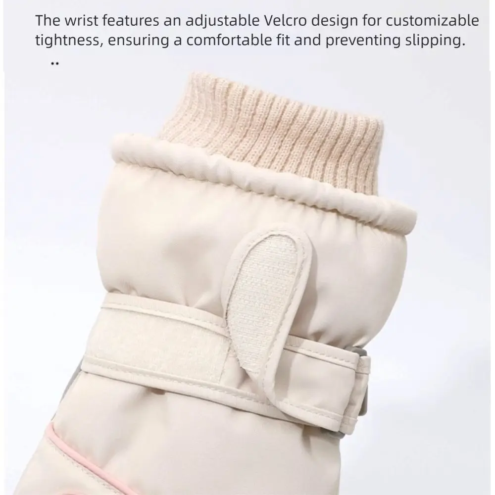 

Модные зимние теплые женские перчатки, ветрозащитные, водонепроницаемые, утолщенные, термоперчатки, сенсорный экран, сноуборд, лыжные перчатки, спорт на открытом воздухе