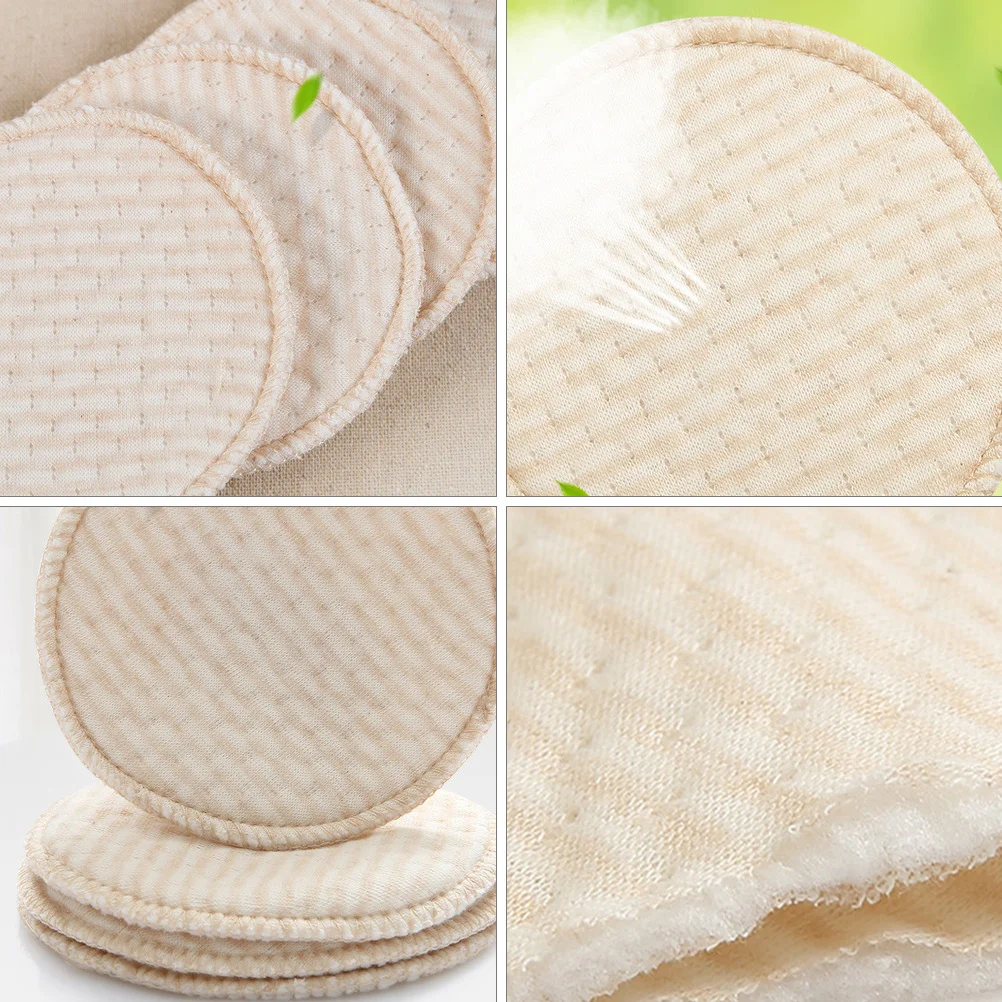 

4 шт. подушечки для кормления, впитывающие хлопковые прокладки для груди, моющиеся, против протечек, коврик для грудного вскармливания, удобный для мам, впитывающий коврик для груди