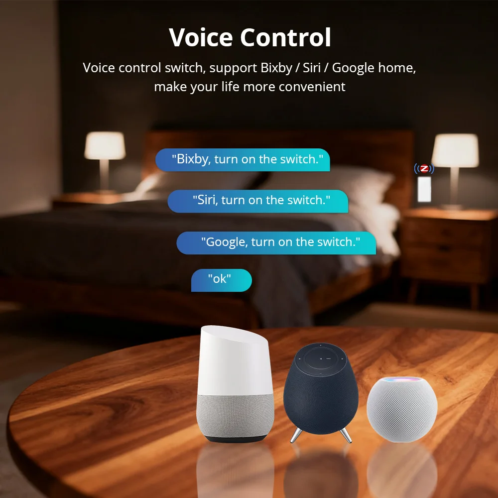 Zemismart زيجبي مقاطعة محايدة 1 2 3 4 عصابات الجدار مفتاح اللمس الخفيف العمل مع تويا دعم Homekit Siri Alexa Google Home