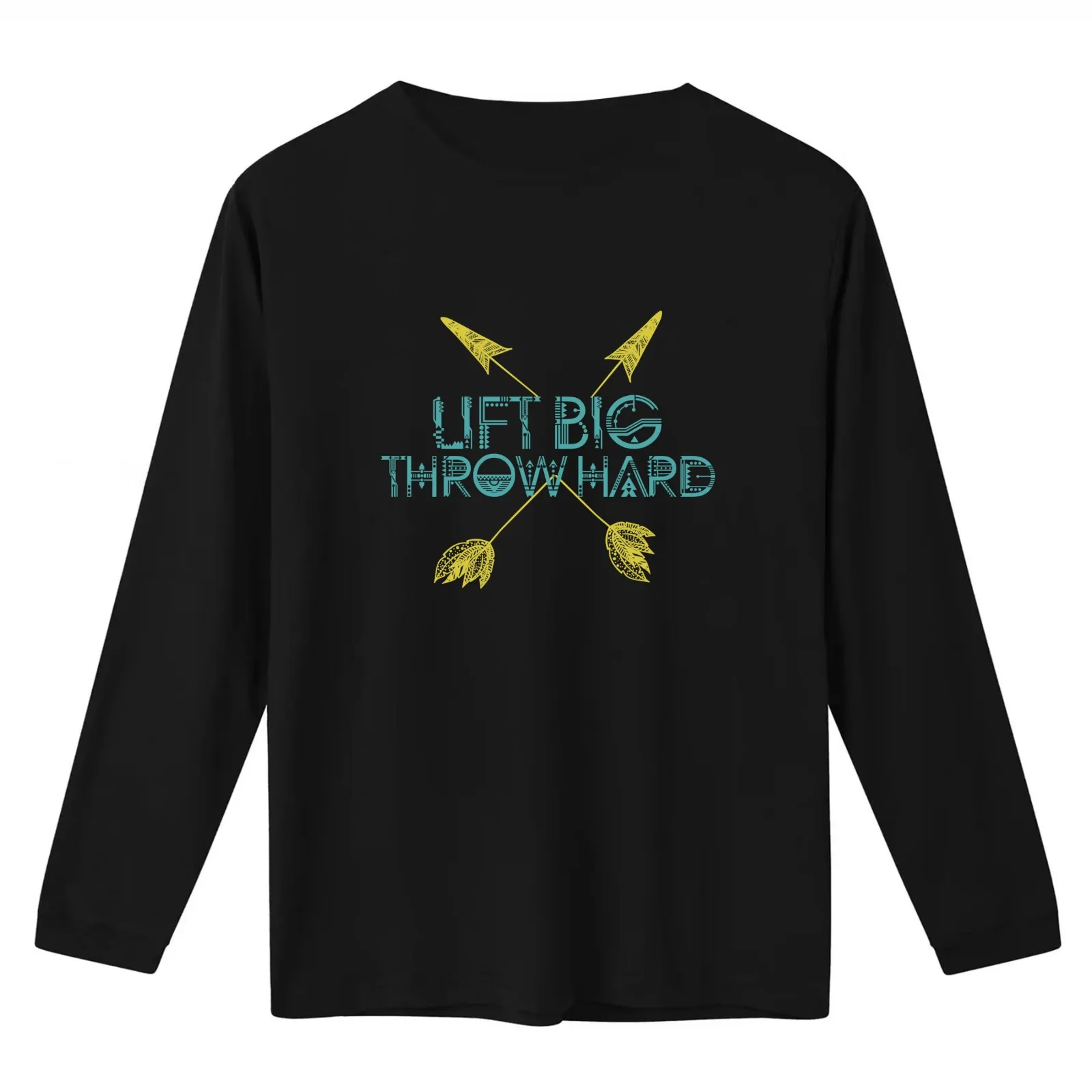 Lift Big Throw Hard T-Shirt Summer Casual Cotton Tee Oversized Streetwear Tops Vintage Graphic Print Loose Fit Short Sleeve