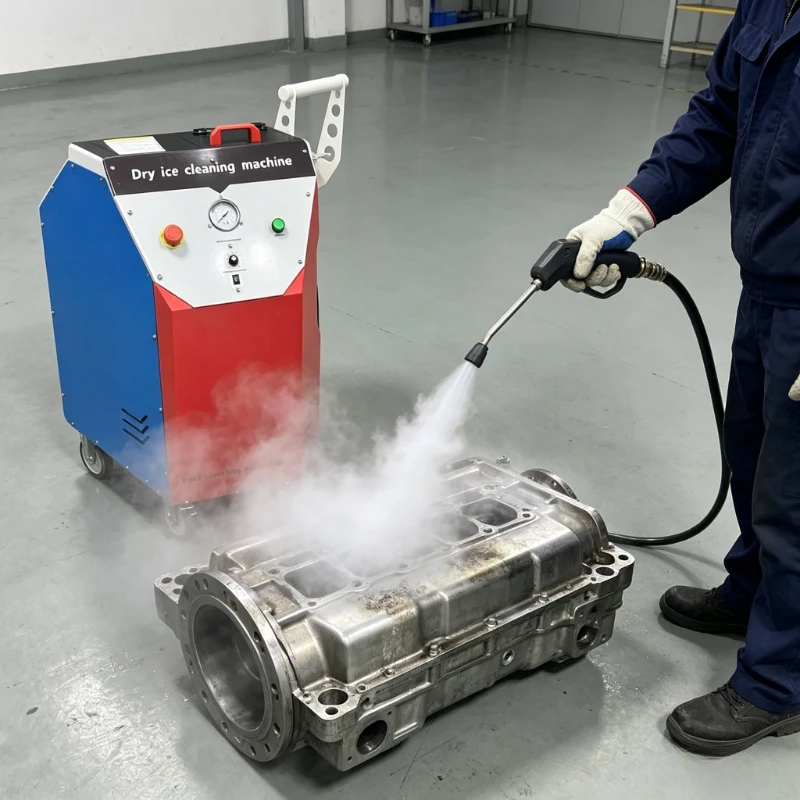 Customized Dry Ice Blasting Machine Heavy Duty Commercial Grade Mold Cleaner Carbon Deposits Removal Eco-Friendly