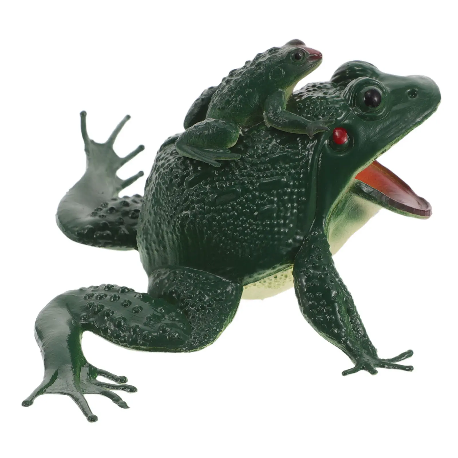 Realistic Soft Squeeze Frog Miniature Frog for Kids Interactive Birthday Party Favor Animal Play Frogs for Kids