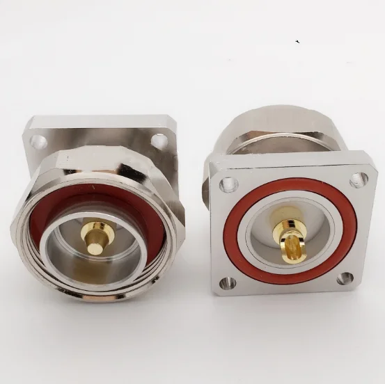 L29 public plate 32*32 7/16 L29/Din male head with flange fixed RF connectors