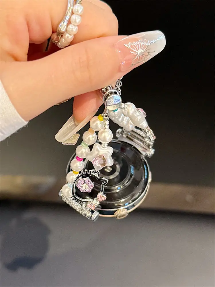 Baroque Pearl Diamond Katie Hollow Strap Suitable for Huawei GT5/GT5 Pro/GT4/GT2/3/4 22mm/20mm/18mm Strap