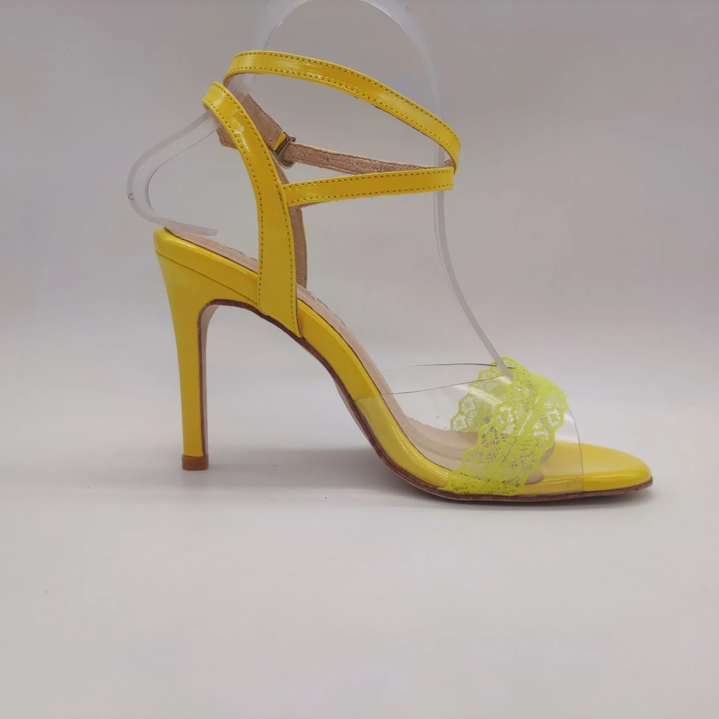 Evkoodance 女性のタンゴダンスシューズ 3 "ヒールレザーソールラテンサルサ社交靴練習ウェディングパーティー靴ラテンシューズ