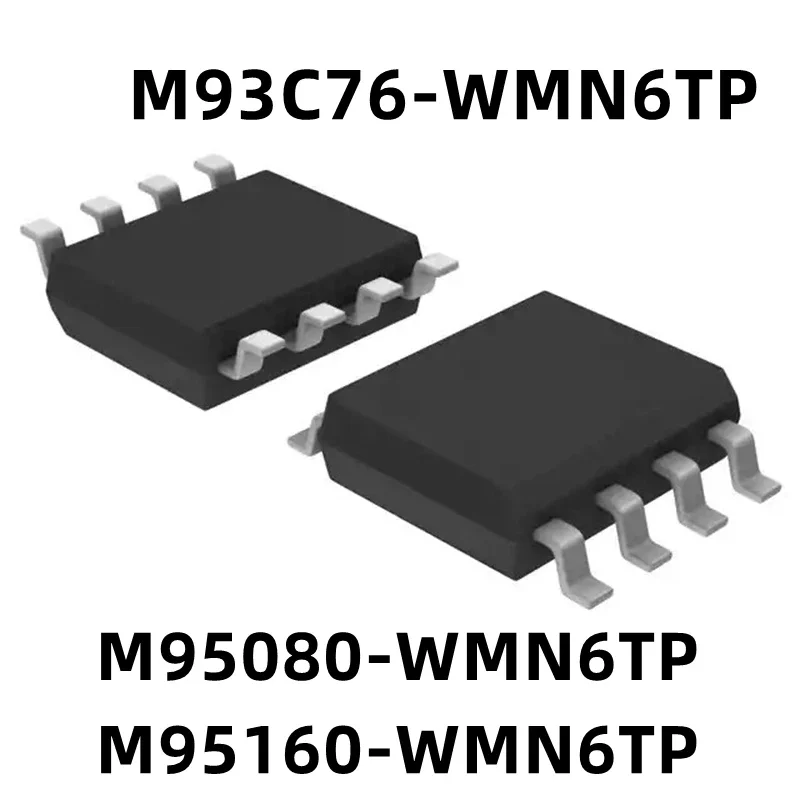 1PCS Original M95080-WMN6TP M95160 M93C76 WMN6TP Silk Screen 95080WP SMT SOP-8 Automotive Common Storage IC