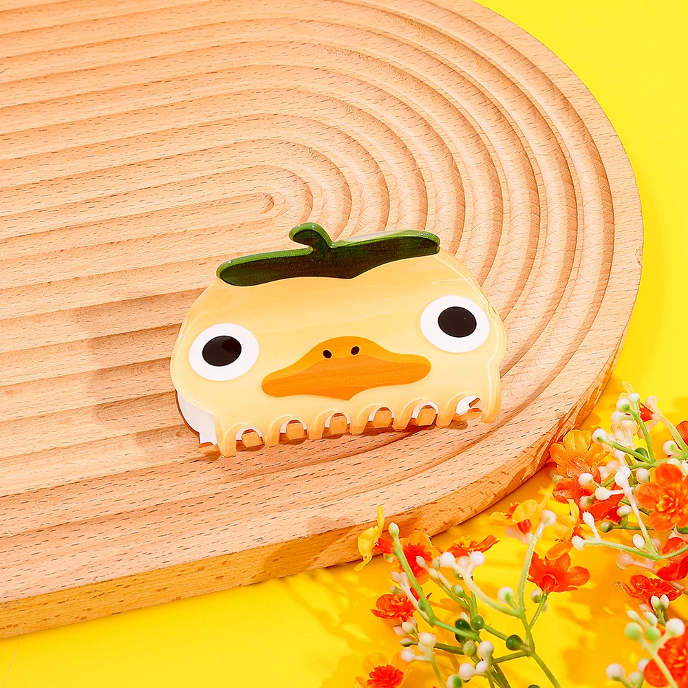 

Cartoon Duck Hair Clip Bright Colors Multi-Functional Hair Accessories for Daily Use Secure Hair Decoration
