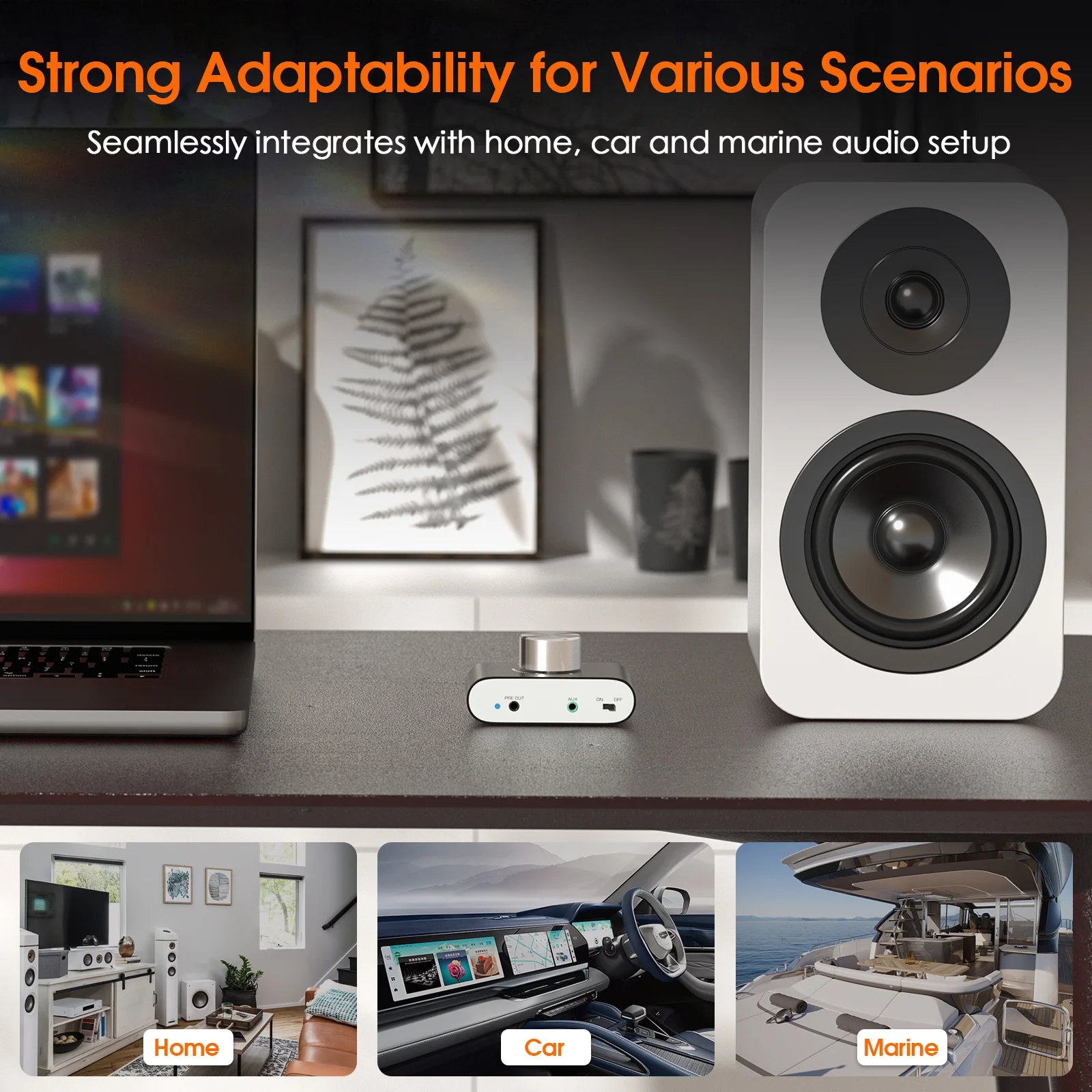 Nobsound NS-01G MAX مضخم رقمي صغير بلوتوث استقبال HiFi Home Auido Power Amp 100 واط + 100 واط