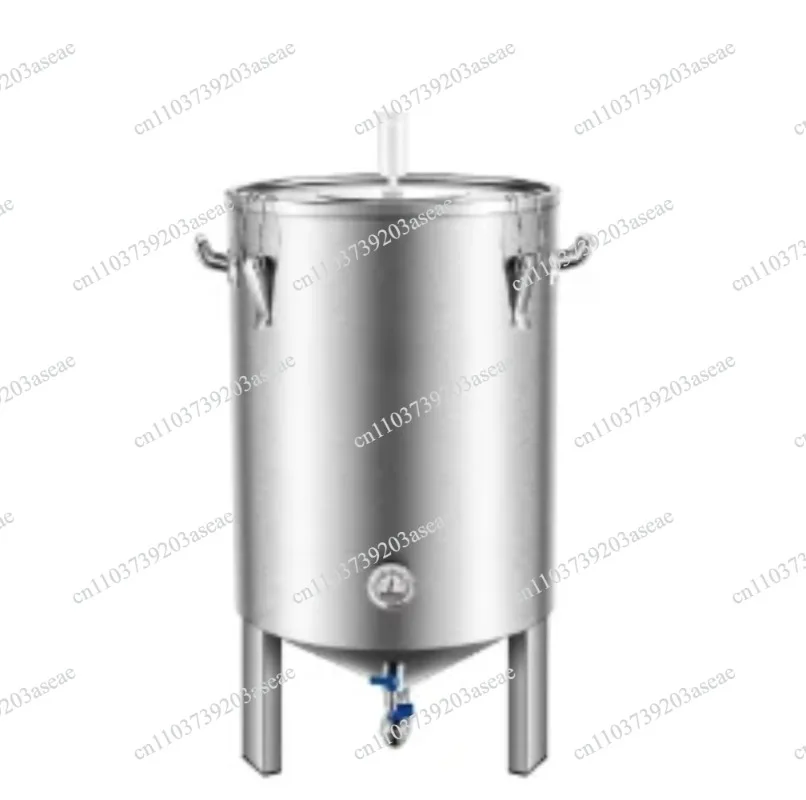 60L Fermentation Tank Stainless Steel Conical Fermentation Tank Storage Bucket Wine Fermentation Brewing Kit for Home Brewing