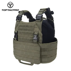 Kamizelka taktyczna TOPTACPRO AFPC Airsoft Outdoor Plate Carrier Modular Armor Quick Release MC 8302