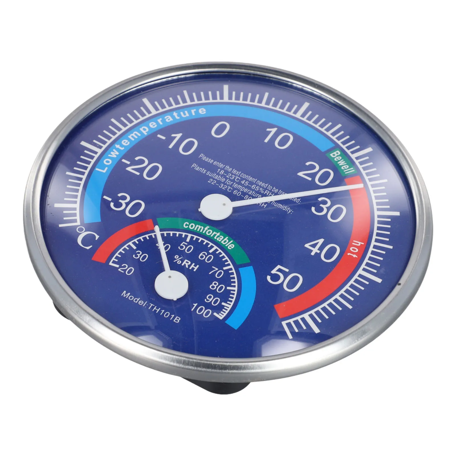 Термометр-гигрометр ABS черный/синий комнатный климат-контроль внутри термометра-гигрометра термоаналоговая влажность