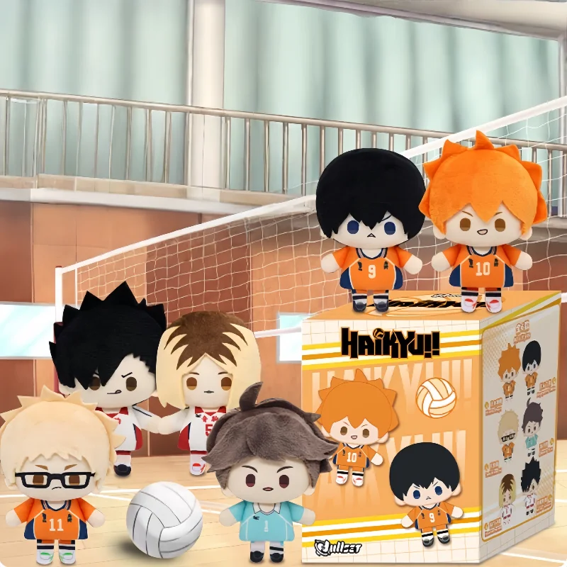 Haikyuu!! Mini Puppe Anhänger Serie Plüsch Blind Box Kawaii Puppe Mystery Box Anime Figur Niedliche Tasche Dekoration Sammlung Geschenke