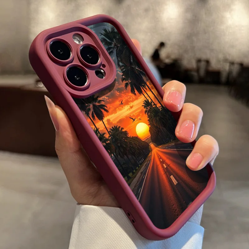 حافظة لهاتف آيفون 17 16 15 14 13 12 11 Pro Max 16 Plus غطاء خلفي مقاوم للصدمات والطرق السريعة مضاد للبصمة #5