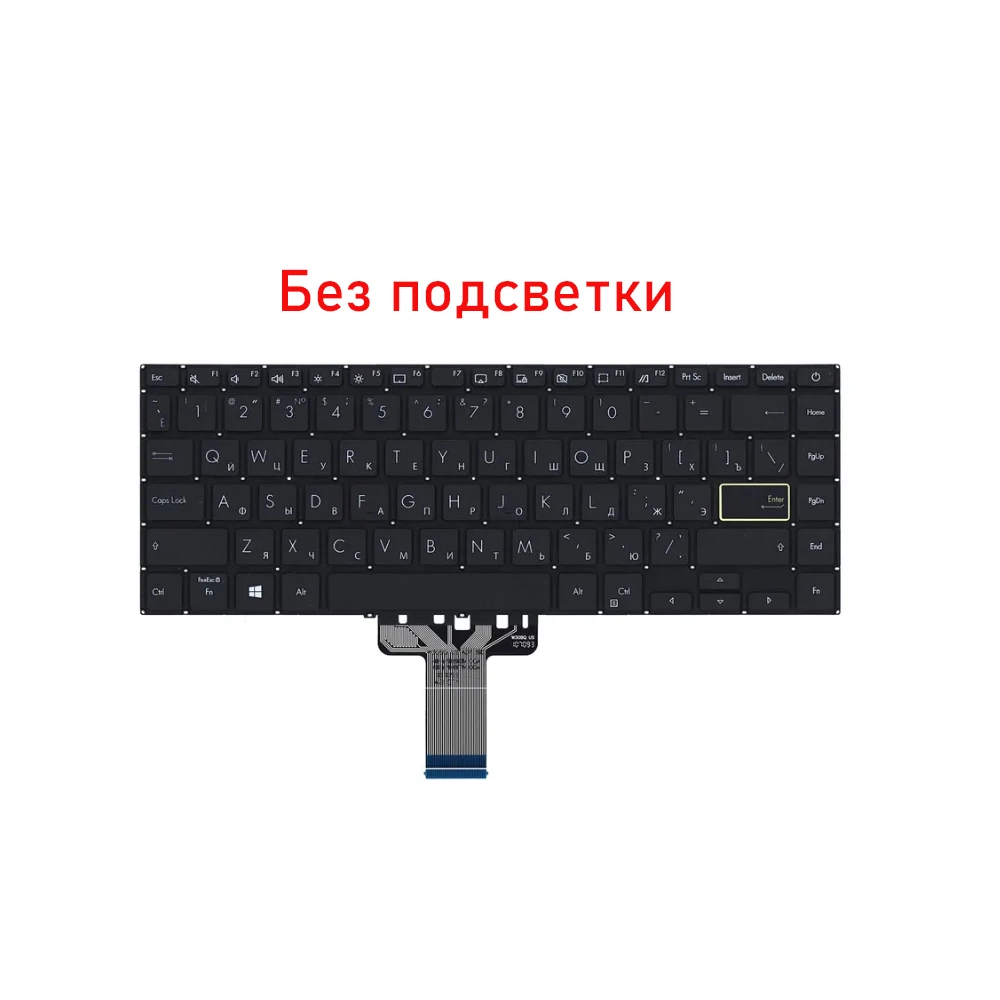 XIN-Russian-US  Laptop Keyboard  For Asus X413FA X413J S433J F413J  Without backlight