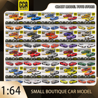 CCA 1:64 Volkswagen Lamborghini Bentley M4 GT3 Aventador SVJ Classic Static Alloy Diecasting Car Model Collection Gift Toy