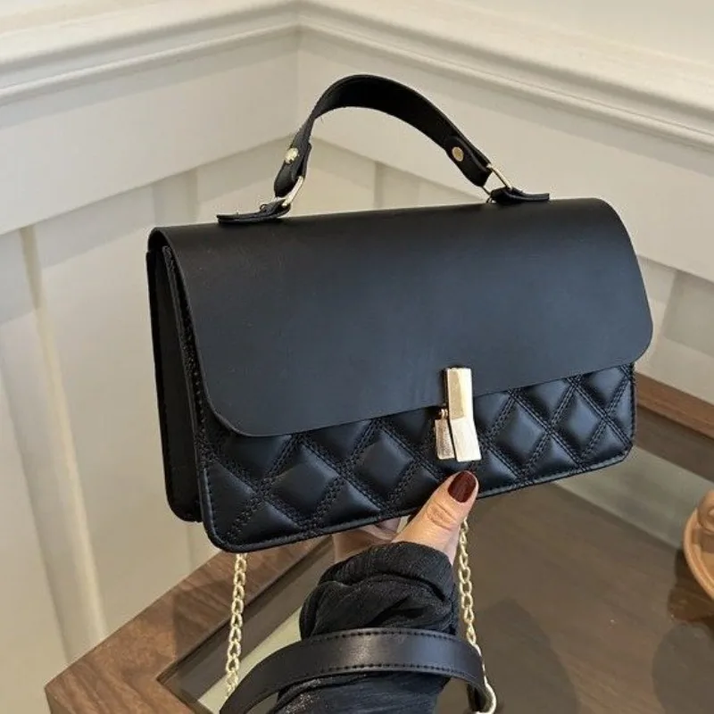 

Elegant Popular Women's Messenger Bag Leather Crossbody Bag Handbag, Luxury Classic Famous Designer Shoulder Tote For Ladies