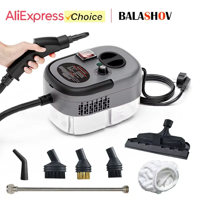 2500W High And Temperature Handheld Steam Cleaners Air Conditioner Kitchen Hood Car Steam Clean Machine Floor and More Cleaning