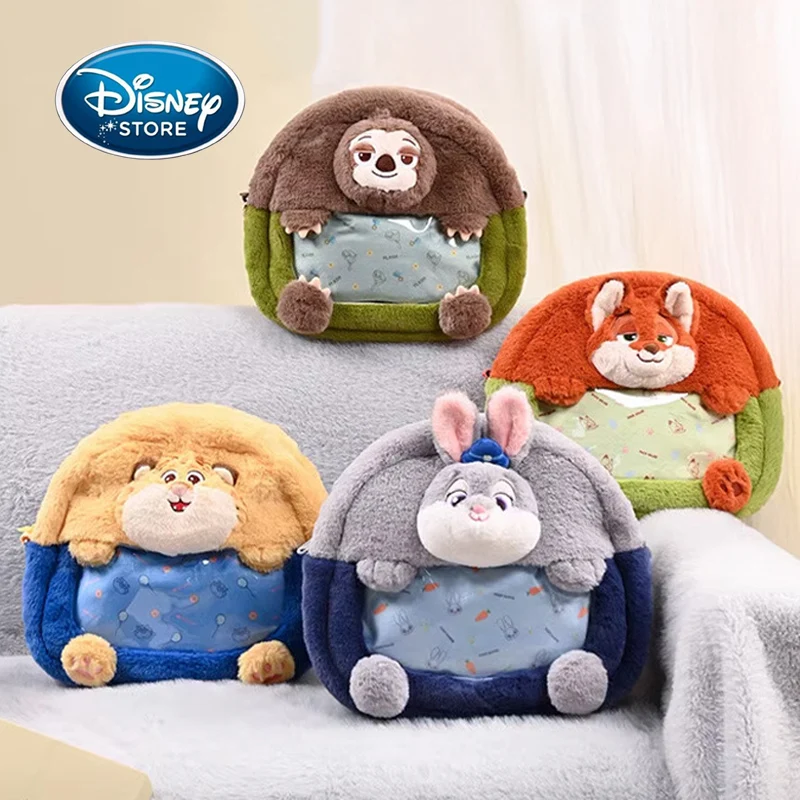 

Disney Zootopia Plush Backpacks - Judy Hopps/Nick Wilde/Clawhauser/Flash Character Cute Soft Kids School Bag