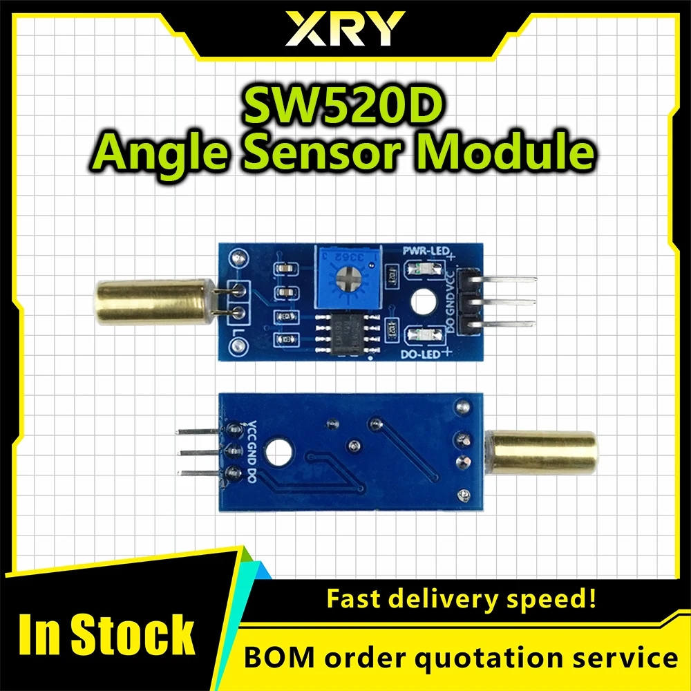 XYR Golden SW520D SW-520D Angle sensor module Ball switch Tilt sensor module