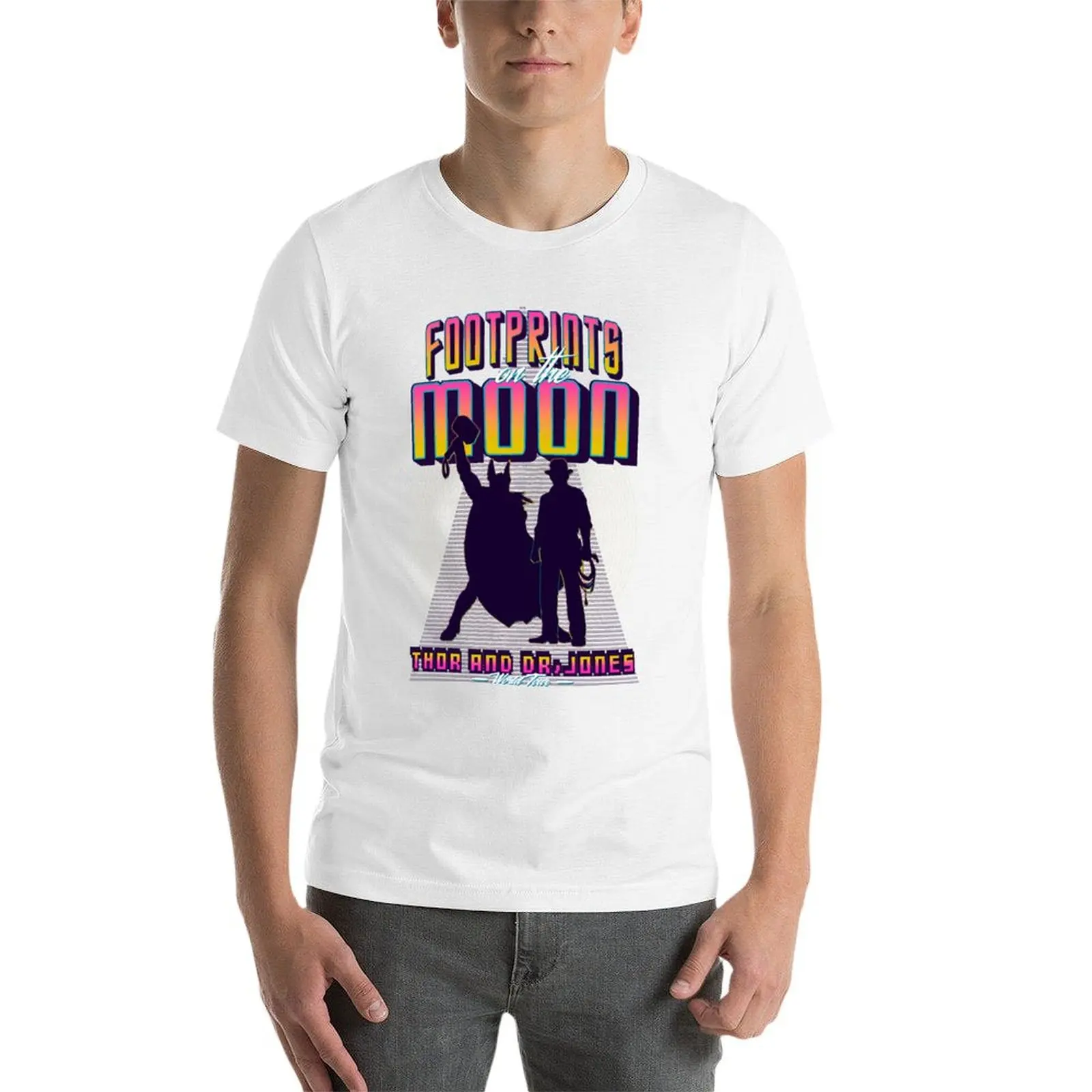 Thor and Dr. Jones T-Shirt t shirts for man cotton funny man t shirt cotton t shirt man luxury T-shirt view 3