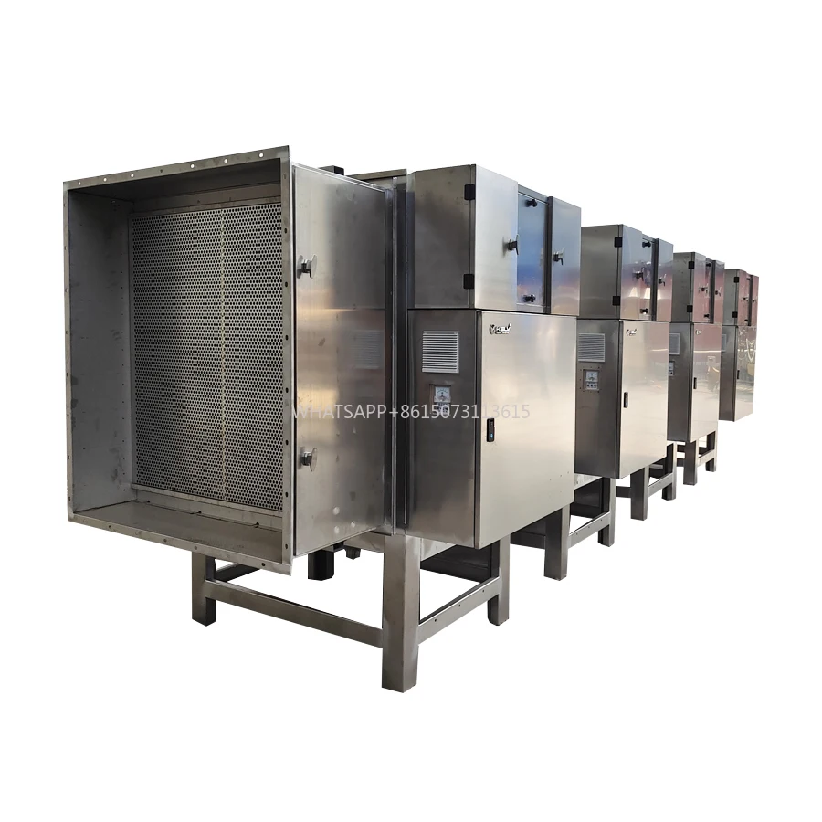 Промышленные котлы, черный очиститель дыма, влажный электростатический очиститель, оборудование для утилизации газа, электростатический дымовой фильтр