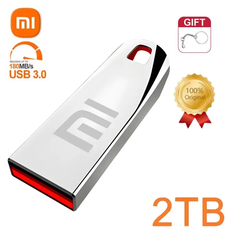 Xiaomi-unidad Flash USB 3,0 de alta velocidad, Pendrive de Metal para PC de mesa, 2tb, 1tb, 3,0, 512gb