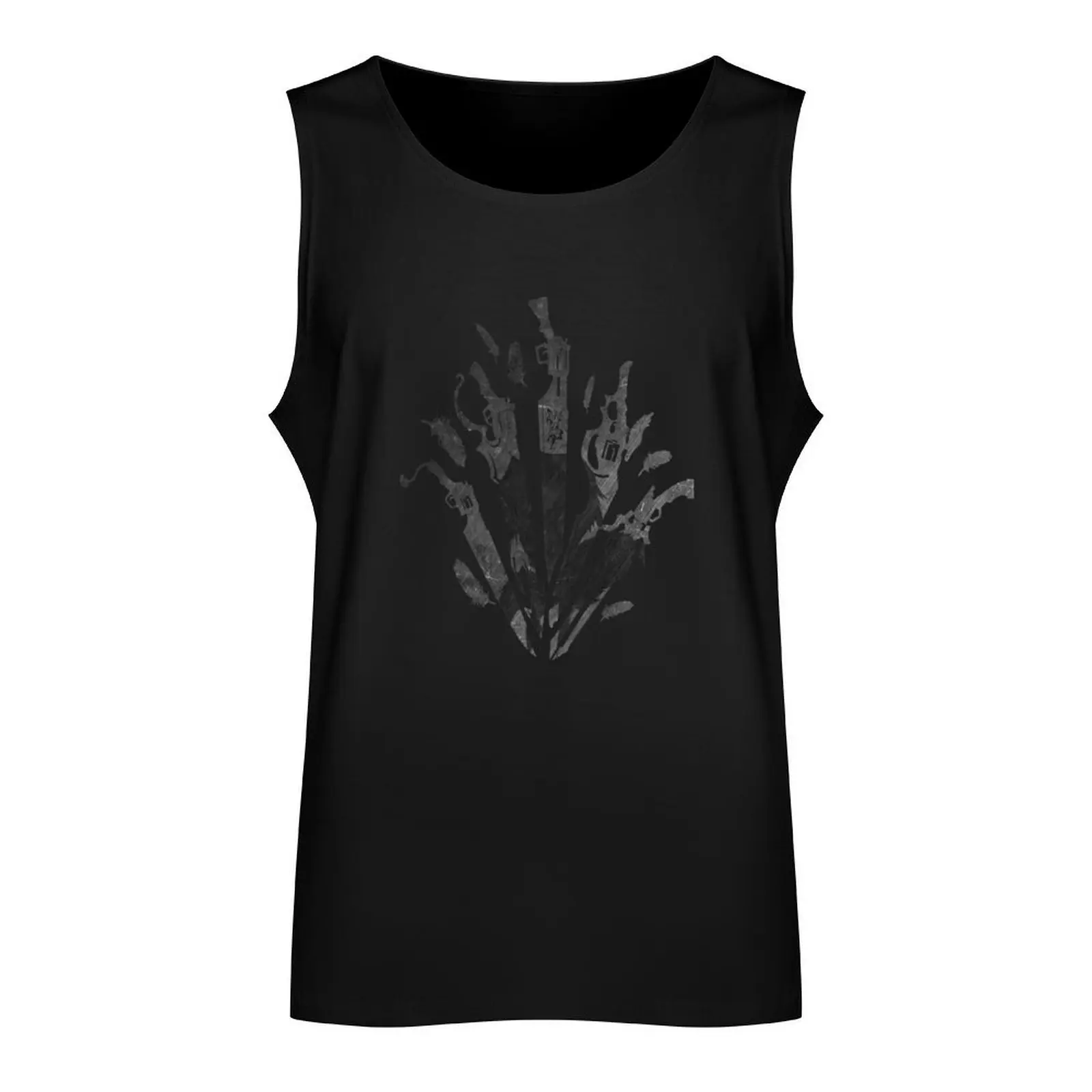 Squall Leonhart - Gunblades Tank Top Short sleeve men gym T-shirt men Vest male