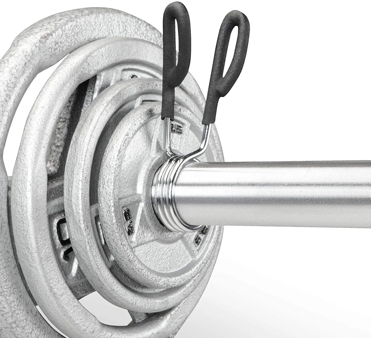 Gym Barbell Weight Spring Collar Lock Clips / Spring Collar with Grip / Lock Clamp for  Dumbbell Bar Accessories