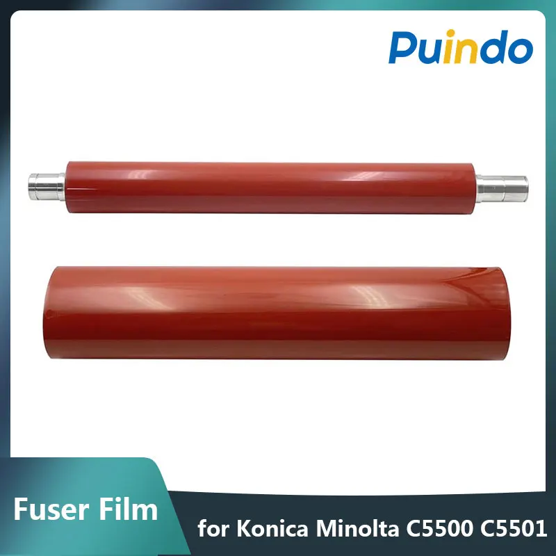 

1set Lower Fuser Roller Fuser Film for Konica Minolta Bizhub C5500 C5501 C6500 C6500P C6501 C65hc CPP650 C6000 C7000 C70hc