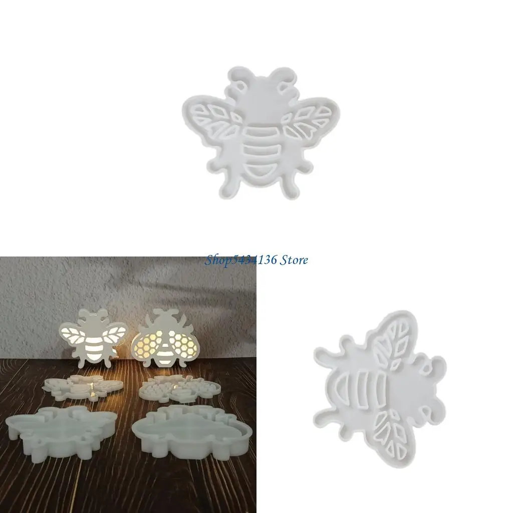 

H7ED Phosbees Lamp Lamp Box Силиконовая форма литья пчел пчел Плеты плесени